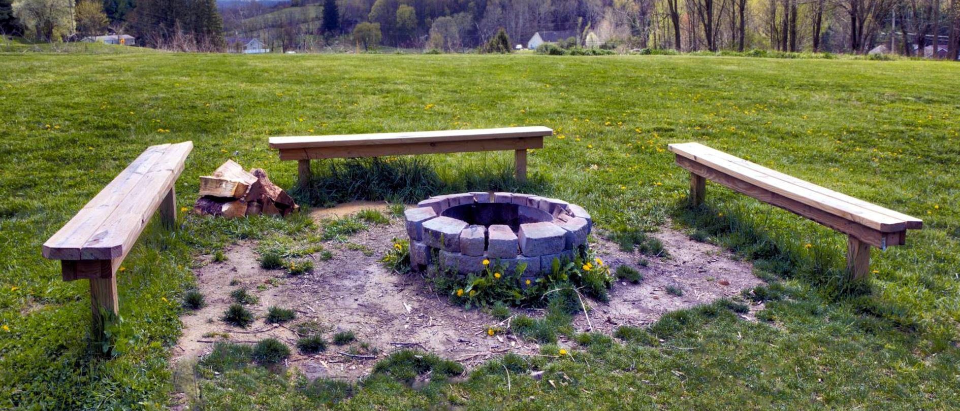 Firepit Meadowlark Lodge Hocking Hills